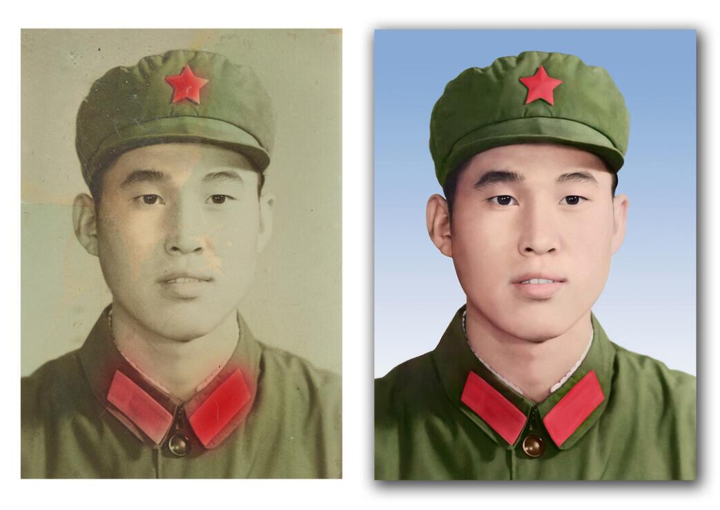 库车破损照片修复-18